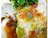 あぶらカレイのムニエル♪バジルソース♪作り方5写真