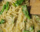 菜の花と豆乳ソースパスタ作り方7写真