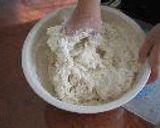 婦唱夫随（笑）の手打ちうどん作り方1写真