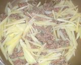 牛肉とじゃがいもの塩昆布いため作り方5写真