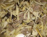 牛肉とじゃがいもの塩昆布いため作り方6写真
