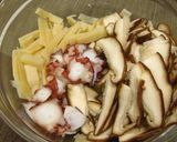 タコと竹の子と鯛の味ごはん作り方2写真