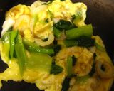 お弁当おかず：小松菜のゴマ炒め作り方3写真