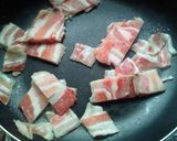 春の味! つわと豚肉の卵とじ作り方2写真