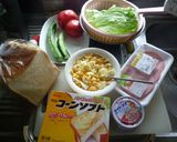 ピクニックにはこれ！サンドイッチ弁当♪作り方1写真