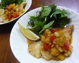 白身魚のムニエル♪香味ソース♪作り方5写真