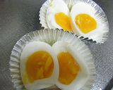 ゆで卵の味噌マヨ焼き作り方1写真