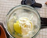 夏のご褒美♪飲む前菜　メロンヨーグルトガスパチョ作り方5写真