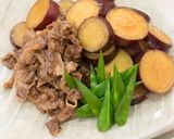 さつまいもと牛肉の甘辛煮作り方5写真