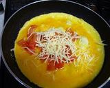 トマトとチーズのオムレツ作り方3写真