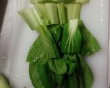 簡単♪チンゲン菜とベーコンのバター炒め作り方1写真