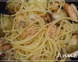 ☆鮭＆新じゃがのパスタ（ジェノベーゼ）☆作り方4写真