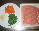 簡単インゲンと人参の肉巻き★15分で完成作り方1写真