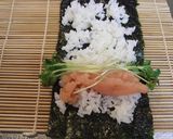 かいわれ明太子のり巻き作り方1写真