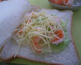 エビマヨチーズのホットサンド作り方1写真