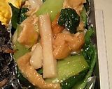 簡単。チンゲン菜と油揚げの炒め物作り方6写真