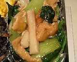 簡単。チンゲン菜と油揚げの炒め物作り方6写真