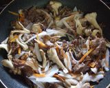 牛肉と舞茸のきんぴらふう作り方3写真