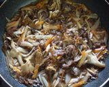 牛肉と舞茸のきんぴらふう作り方4写真