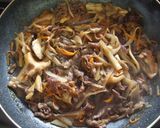 牛肉と舞茸のきんぴらふう作り方5写真