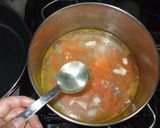 卵ほうれん草スープ♪簡単レシピ高血圧貧血作り方5写真