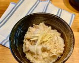 里芋と🐽豚バラ肉の炊き込みご飯作り方5写真