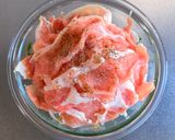豆苗ともやしの梅風味豚しゃぶサラダ作り方3写真