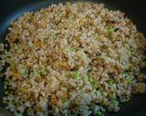 桜えびと春菊の炒めごはん作り方4写真