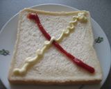 ハム＆チーズトースト作り方1写真