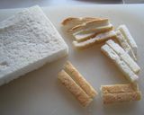揚げない　パン耳のかりんとう作り方1写真