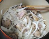 鶏肉と春キャベツのクリームスープ作り方3写真