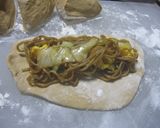 フライパンで変わり焼きそばパン作り方8写真
