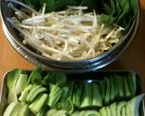 もやしとチンゲン菜のあんかけかた焼きそば作り方2写真