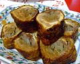 油揚げと豚肉のクルクル巻き♡焼き作り方13写真