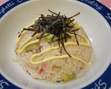 マヨラ～おいで～❤カニレタスマヨ炒飯作り方5写真