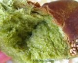 濃い抹茶のミルクあんぱん作り方12写真