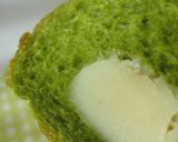 濃い抹茶のミルクあんぱん作り方14写真