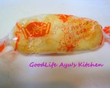 ✿とまらないっハッピーターン入り卵焼き✿作り方1写真