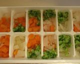 離乳食☆冷凍ｍｉｘ野菜作り方5写真