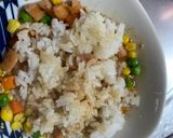 レンジ簡単洋風梅焼き肉味オムライス弁当作り方7写真