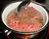 ミンチ（ひき肉）を使った簡単そぼろ丼♪作り方1写真