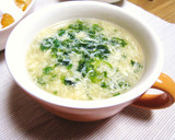 簡単♬ふんわり玉子とあおさ海苔のスープ❤作り方8写真