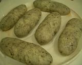 レンジで☆黒ごまチーズの白パン作り方8写真