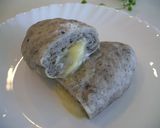 レンジで☆黒ごまチーズの白パン作り方11写真