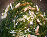 大根の皮と切り昆布炒め作り方1写真