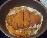 楽ちん♪すき焼きのタレでキャベツ盛かつ丼作り方4写真
