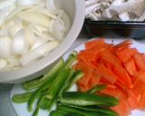 柔らかい!酢ネギで鶏と野菜の蒸し焼き作り方6写真