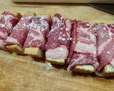 超簡単！厚揚げの豚肉ロール！作り方3写真