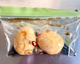 ガツンとにんにく醤油味玉作り方4写真