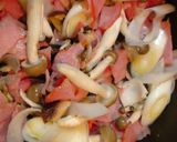 青梗菜ときのこのクリーム煮作り方5写真